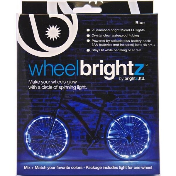 Brightz Brightz 9700345 Wheelbrightz Bicycle LED Light Kit  Blue 9700345